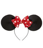 Minnie Mouse Haarband Zwart Rood, Nieuw, Verzenden