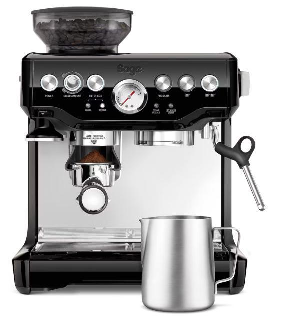 2dekans | Sage Barista Express Pistonmachine – SES870BKS –, Witgoed en Apparatuur, Koffiezetapparaten, Zo goed als nieuw, Ophalen of Verzenden