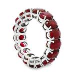 Ring Platina - 10.06ct. tw. Robijn, Sieraden, Tassen en Uiterlijk, Ringen, Nieuw