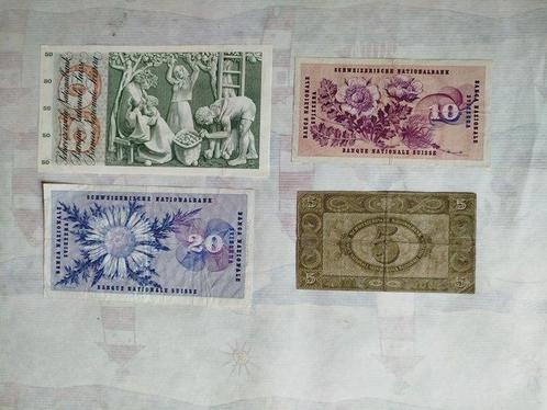Zwitserland. - 5, 10, 20 and 50 Franken - Various Dates, Postzegels en Munten, Munten | Nederland