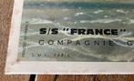 Marin-Marie 1950 - Reclamebord - S/S France Compagnie