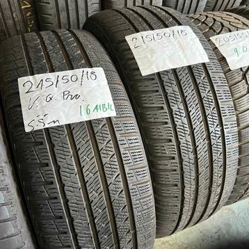 2 x Vredestein Quatrac Pro 215-50-18 4 Seizoenbanden 5,5mm beschikbaar voor biedingen