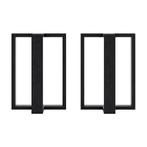 [en.casa] Stalen onderstel Ashby set van 2 tafelpoot 42x30x2, Verzenden, Nieuw