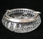 Asbak - Kristal, Argento 800, Antiek en Kunst