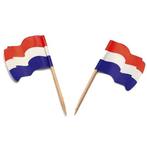 Vlagprikker Nederland Wapperend 500st., Nieuw, Verzenden