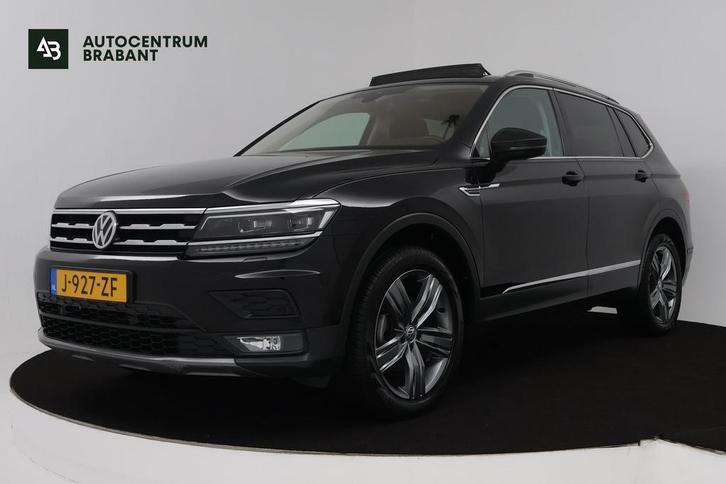 Zakelijke Lease |  Volkswagen Tiguan Allspace 1.5 TSI Comfor, Auto's, Volkswagen, Onderhoudsboekje, Lease, Zwart, Automaat, SUV of Terreinwagen