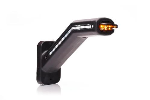 LED Breedtelamp rechts incl. knipperlicht, dark lens 12-24v, Auto diversen, Aanhangwagen-onderdelen, Verzenden