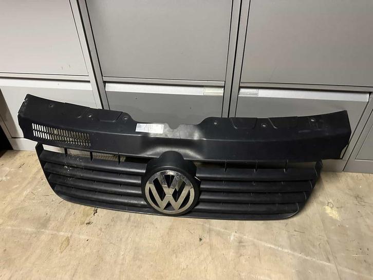 Grill zwart zwart met zilveren embleem Volkswagen Transpo..., Auto-onderdelen, Carrosserie en Plaatwerk, Gebruikt, Volkswagen