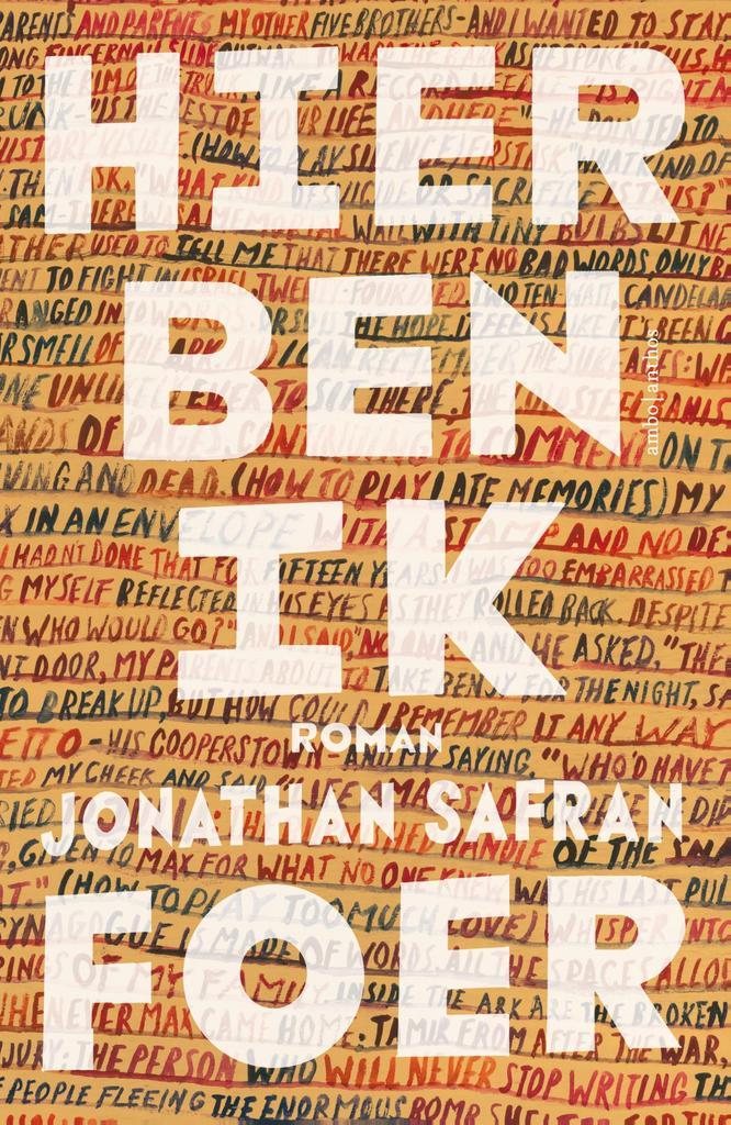 Hier ben ik 9789026340970 Jonathan Safran Foer, Boeken, Romans, Zo goed als nieuw, Verzenden