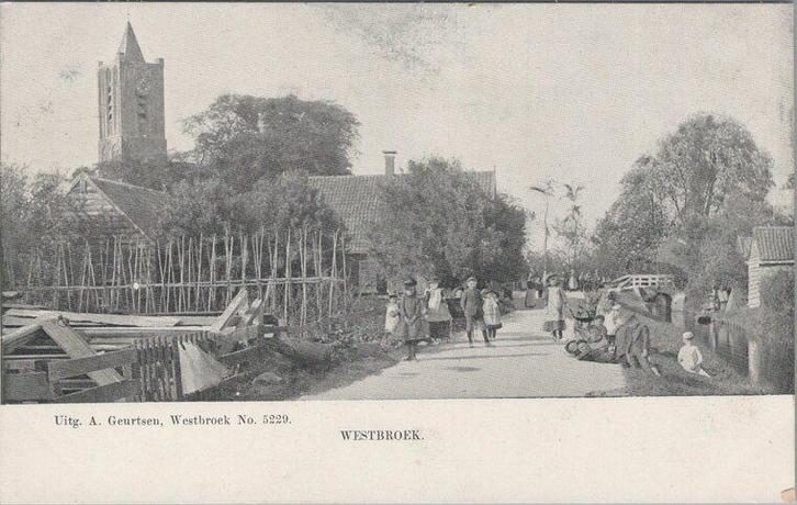 WESTBROEK - Dorpsgezicht, Verzamelen, Ansichtkaarten | Nederland, Verzenden