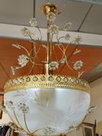 Kroonluchter - Verguld messing, kristal