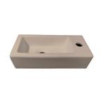 Fontein Best Design Morrano 37x18x9 cm Rechts Mat Khaki, Huis en Inrichting, Badkamer | Badkamermeubels, Overige typen, Nieuw