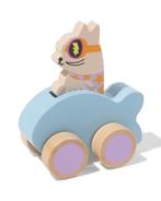 HEMA Auto met superheld kat 10x12x6.5cm hout, Kinderen en Baby's, Verzenden, Nieuw
