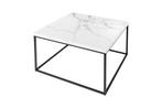 Salontafel ARCHITECTURE 45cm wit marmerlook - 44762, Huis en Inrichting, Tafels | Salontafels, Ophalen of Verzenden, Nieuw
