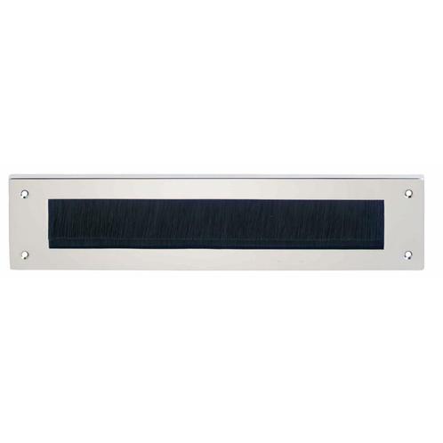 Intersteel Tochtwering rechthoek - chroom, Tuin en Terras, Brievenbussen, Nieuw, Verzenden