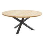 Taste Prado Dining Tafel Teak Antracite dia. 160 cm, Verzenden, Nieuw