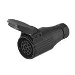 13-Polige Contrastekker Kunststof, Ophalen of Verzenden, Nieuw