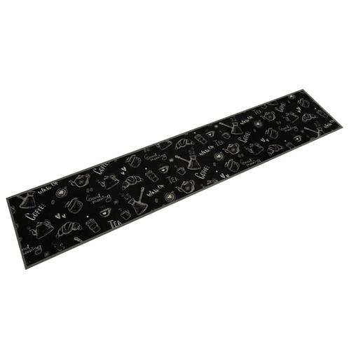 vidaXL Keukenmat wasbaar ochtendprint 60x300 cm fluweel, Tuin en Terras, Deurmatten, Nieuw, Verzenden