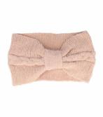 Haarband Knoop Knitted Soft Oud Roze - Gebreide Haarband, Nieuw