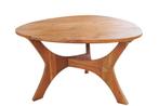 Massief houten salontafel ARCHITECTURE 70 cm acacia, Ophalen of Verzenden, Nieuw