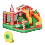 TRUUSK Kerstspringkasteel, Zelfopblazend, Inclusief Ventilat, Verzenden, Nieuw
