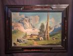 Clark van Clemenson (1910-?) - Veduta di Montagna, Antiek en Kunst, Kunst | Schilderijen | Klassiek