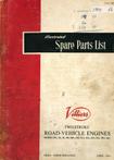 1964 Villiers - Spare Parts List Two-Stroke Vehicle Engines
