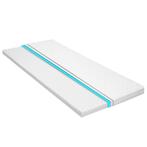 vidaXL Topmatras ei-profiel 6 cm koudschuim 100x200 cm, Huis en Inrichting, Verzenden, Nieuw, Wit