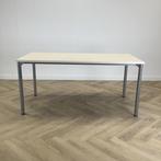 Eromes kantinetafel, 160x80 cm,  ahorn - grijs, Ophalen of Verzenden, Gebruikt, Bureau