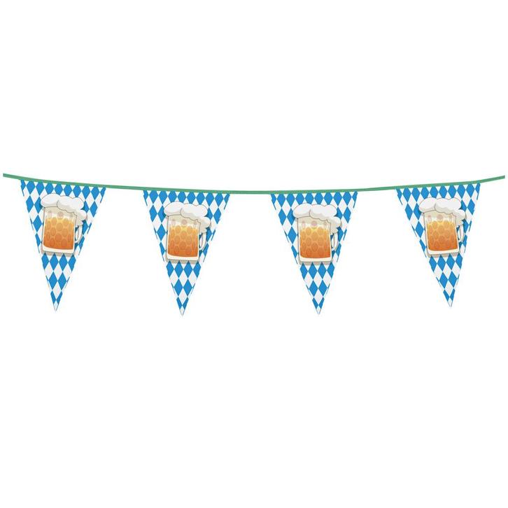 Oktoberfest Slingers Bier 6m, Hobby en Vrije tijd, Feestartikelen, Nieuw, Verzenden