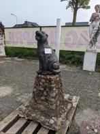 Zwarte tijger op sokkel, Tuin en Terras, Tuinbeelden, Nieuw