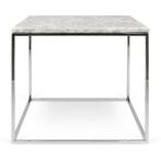 *WOONWINKEL* TemaHome Gleam Marble Bijzettafel Van Wit Marme, Huis en Inrichting, Tafels | Bijzettafels, Verzenden, Nieuw
