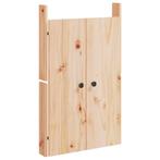 Kastdeurtjes voor buitenkeuken 2 st 50x9x82 cm grenenhout, Nieuw, Verzenden