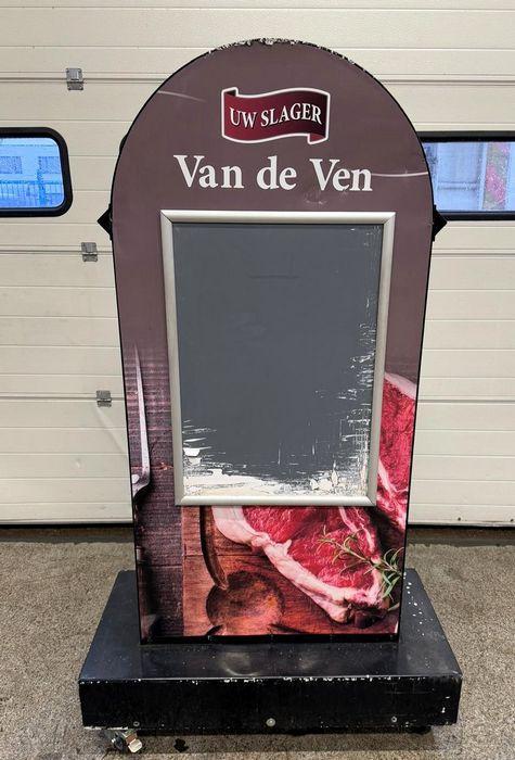 Reclamebord, Stoepbord, B102 x D52 x H189cm, Zakelijke goederen, Kantoor en Winkelinrichting | Winkel en Inventaris