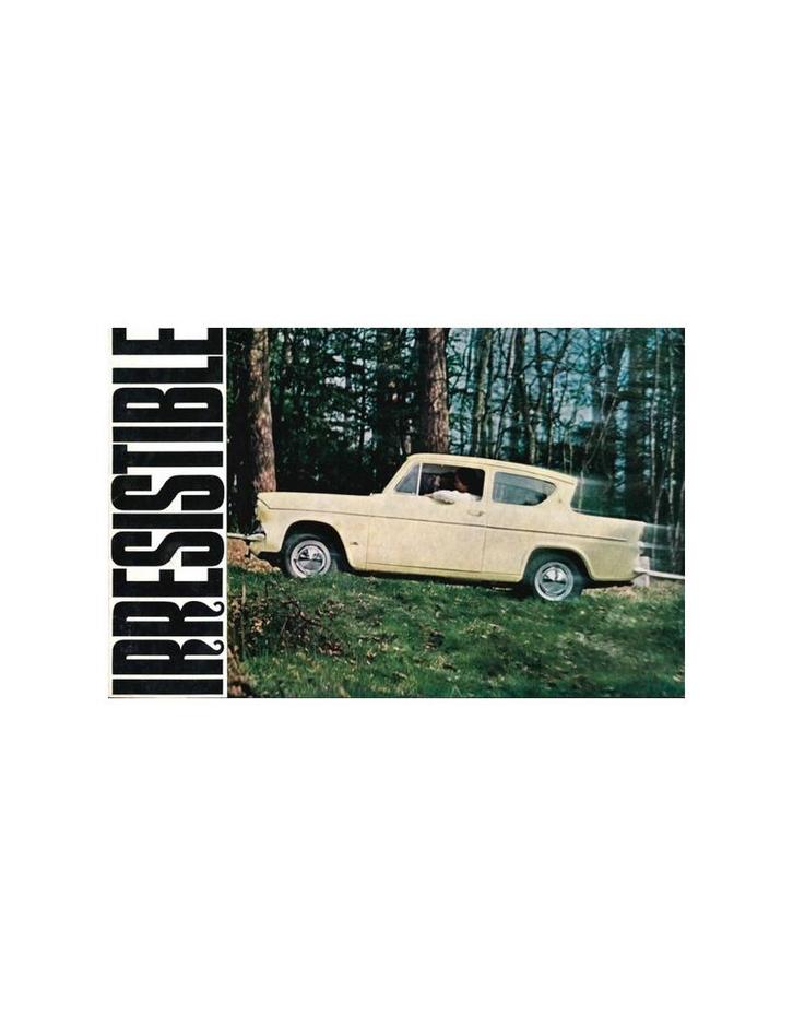 1964 FORD ANGLIA BROCHURE NEDERLANDS, Boeken, Auto's | Folders en Tijdschriften, Ford