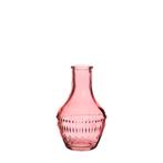 Gekleurd glazen flesje milano soft pink  / stuk klein bottle, Ophalen of Verzenden, Nieuw