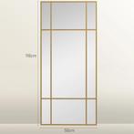TRUUSK Wandspiegel 110 X 50 Cm Decoratieve Spiegel Met Metal, Verzenden, Nieuw