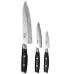Yaxell Tsuchimon Messenset - 3-delig - Koksmes 20 cm, Uni..., Huis en Inrichting, Keuken | Bestek, Ophalen of Verzenden, Nieuw