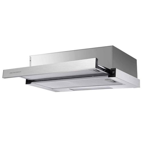 Stijlvolle RVS afzuigkap met LED-verlichting - 50 cm - Be..., Witgoed en Apparatuur, Afzuigkappen, Nieuw, Ophalen of Verzenden