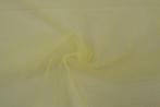 Tule stof - Lichtgeel - 150cm breed - Per meter, 120 cm of meer, Geel, Ophalen of Verzenden, Polyester