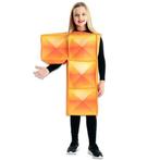 Tetris kostuum oranje kind, Hobby en Vrije tijd, Nieuw, Feestartikel, Verzenden