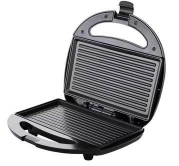 Tosti-ijzer Zwart/Zilver Elektrisch 750W Anti-aanbak beschikbaar voor biedingen
