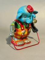 Nikko - Blikken speelgoedfiguur - Springende olifant -, Antiek en Kunst, Antiek | Speelgoed
