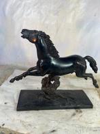 sculptuur, Cheval pur sang - 27 cm - Gepatineerd brons