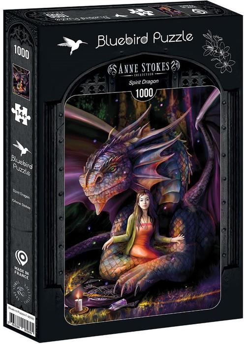 Anne Stokes - Spirit Dragon Puzzel (1000 stukjes) | Bluebird, Hobby en Vrije tijd, Denksport en Puzzels, Nieuw, Verzenden