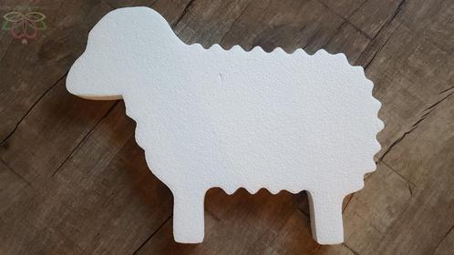 Styropor Schaap Groot Piepschuim 40*3cm. Workshopitem, Hobby en Vrije tijd, Knutselen, Nieuw, Ophalen of Verzenden