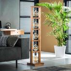 *WOONWINKEL* Robuuste Vloerlamp Van Hout, Huis en Inrichting, Lampen | Vloerlampen, Verzenden, Nieuw