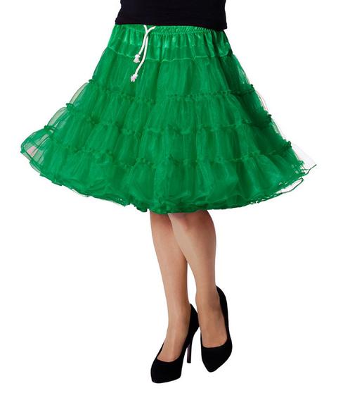 Groene Petticoat Luxe, Hobby en Vrije tijd, Feestartikelen, Nieuw, Verzenden