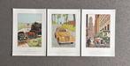 Tintin - Tintin - 3 lithographies hors textes - 3 Ex Libris, Nieuw