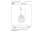 Lucide NERIDA - Hanglamp Binnen/Buiten - 35 cm - 1xE27 -, Verzenden, Zo goed als nieuw
